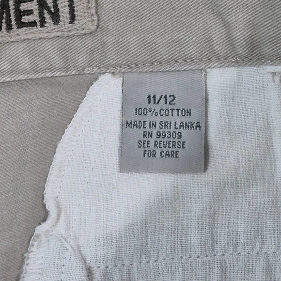 Y2K B.U.M. EQUIPMENT Cargo Shorts Khaki Low Rise CYBER GRUNGE Womens Sz 11/12VTG - Picture 2 of 6